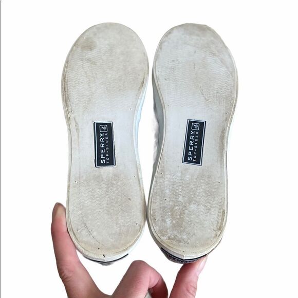 Sperry Gray Sequin Top Sider Angelfish Boat Shoes - Picture 6 of 6